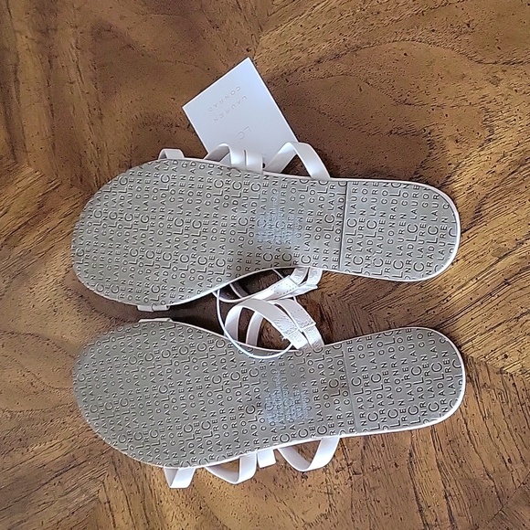 LC Lauren Conrad Jadeblush Strappy Slide Sandals, 8, Blush, NWT - Picture 3 of 6